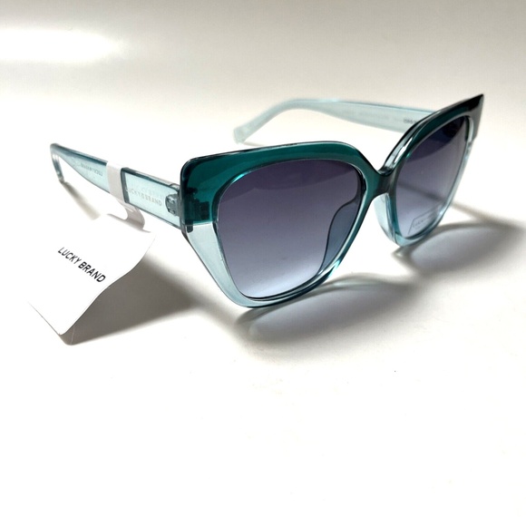 Lucky Brand Accessories - New Original LUCKY BRAND Sunglasses Green Crystal Cat Eye Translucid Acetate